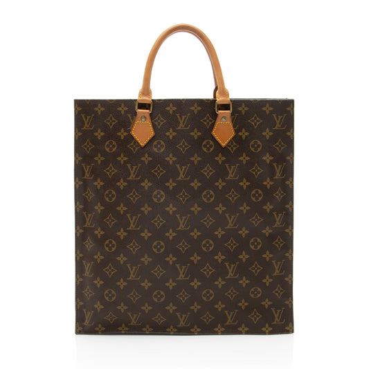 Louis Vuitton Vintage Monogram Canvas Sac Plat Tote