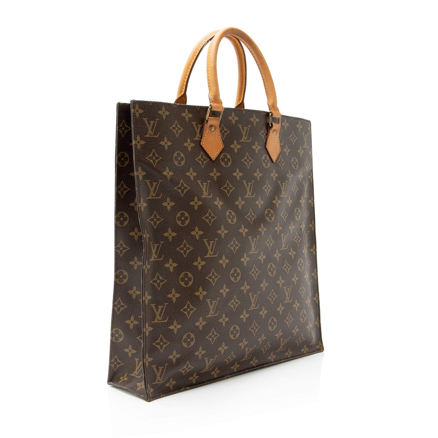 Louis Vuitton Vintage Monogram Canvas Sac Plat Tote