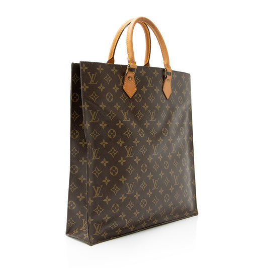 Louis Vuitton Vintage Monogram Canvas Sac Plat Tote