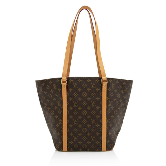 Louis Vuitton Vintage Monogram Canvas Sac Shopping 48 Tote (SHF-22905)