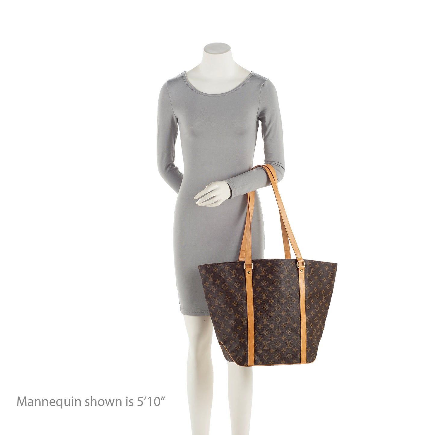 Louis Vuitton Vintage Monogram Canvas Sac Shopping 48 Tote (SHF-22905)
