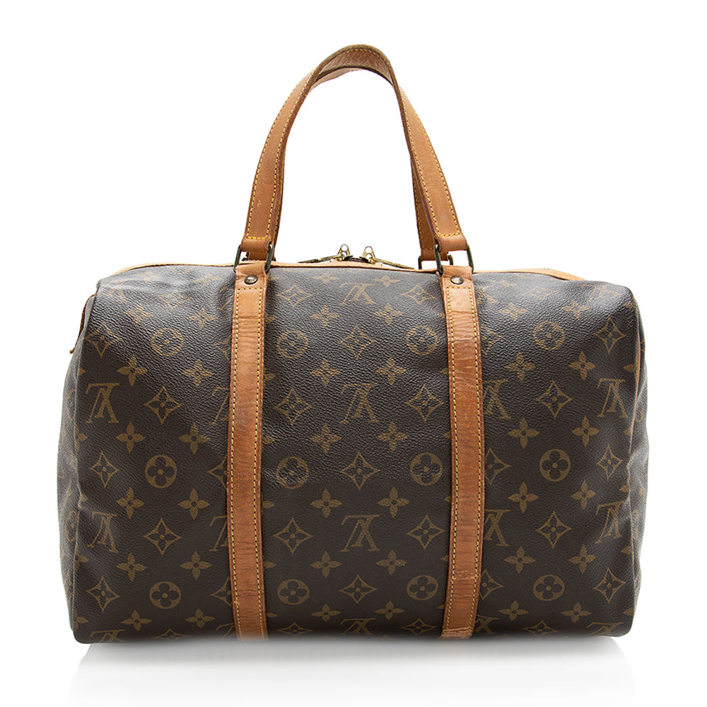 Louis Vuitton Vintage Monogram Canvas Sac Souple 35 Duffle Bag -  (SHF-19524)
