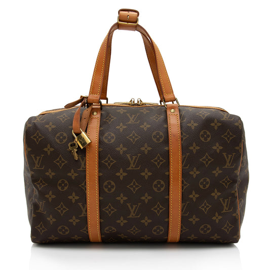 Louis Vuitton Vintage Monogram Canvas Sac Souple 35 Duffle Bag (SHF-z8boCz)