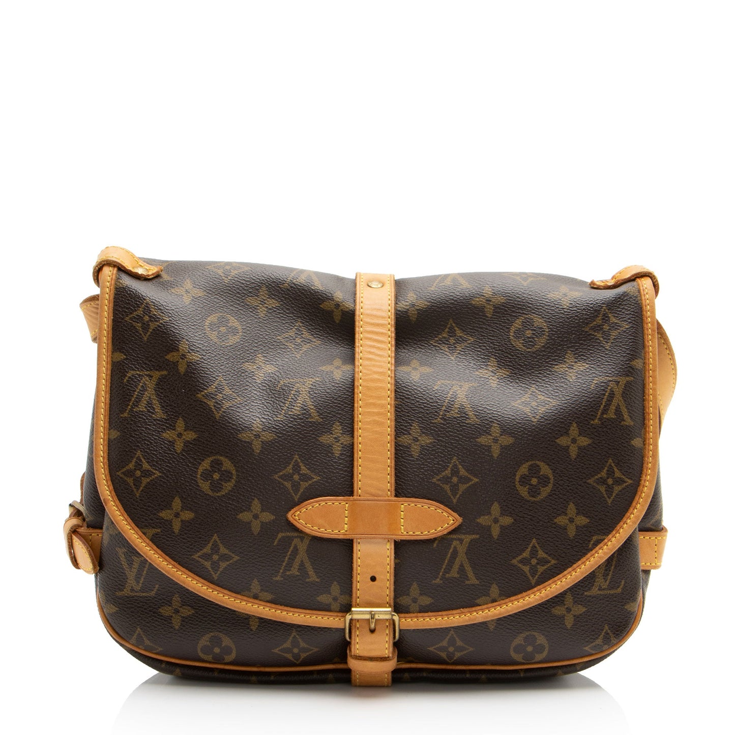 Louis Vuitton Vintage Monogram Canvas Saumur 30 Messenger (SHF-tbHDSP)