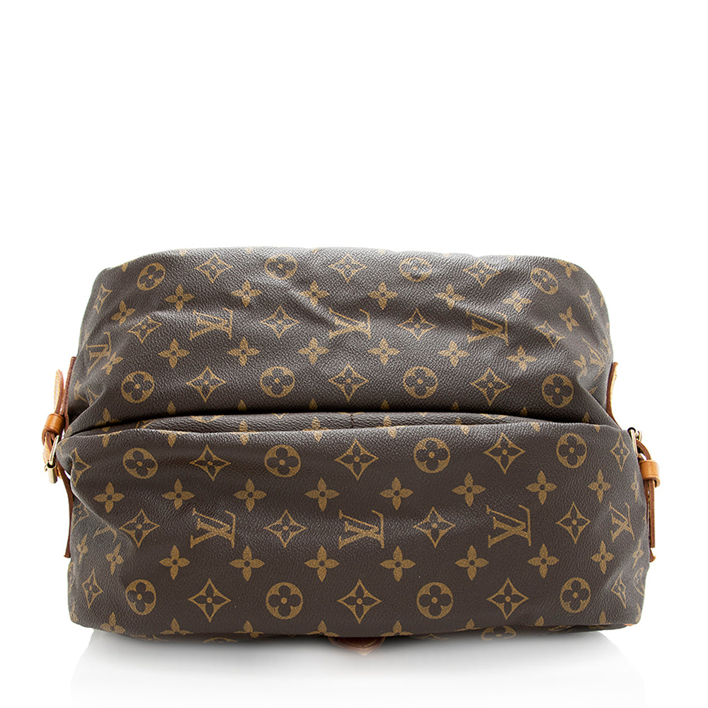 Louis Vuitton Vintage Monogram Canvas Saumur 35 Messenger Bag (SHF-19489)