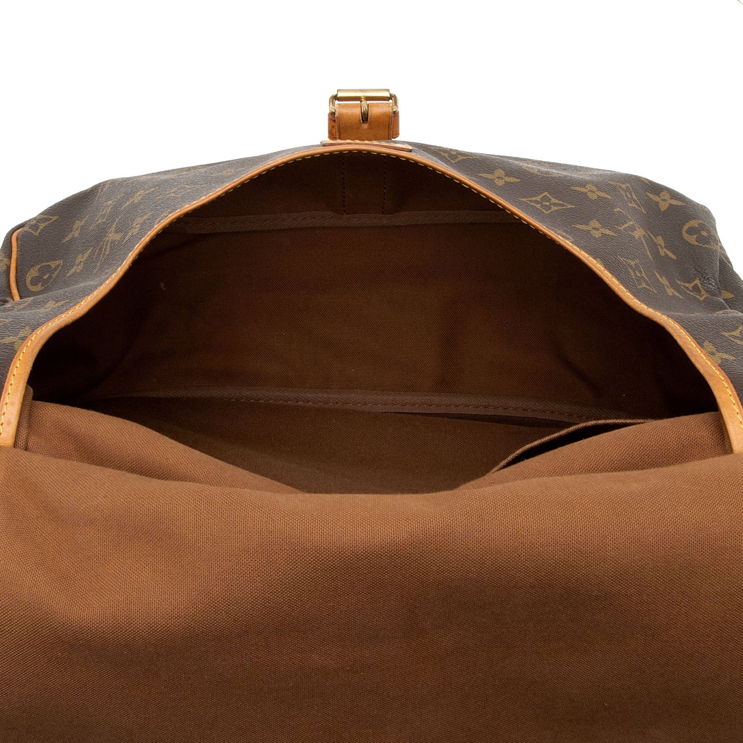Louis Vuitton Vintage Monogram Canvas Saumur 35 Messenger Bag (SHF-Tk3PjK)