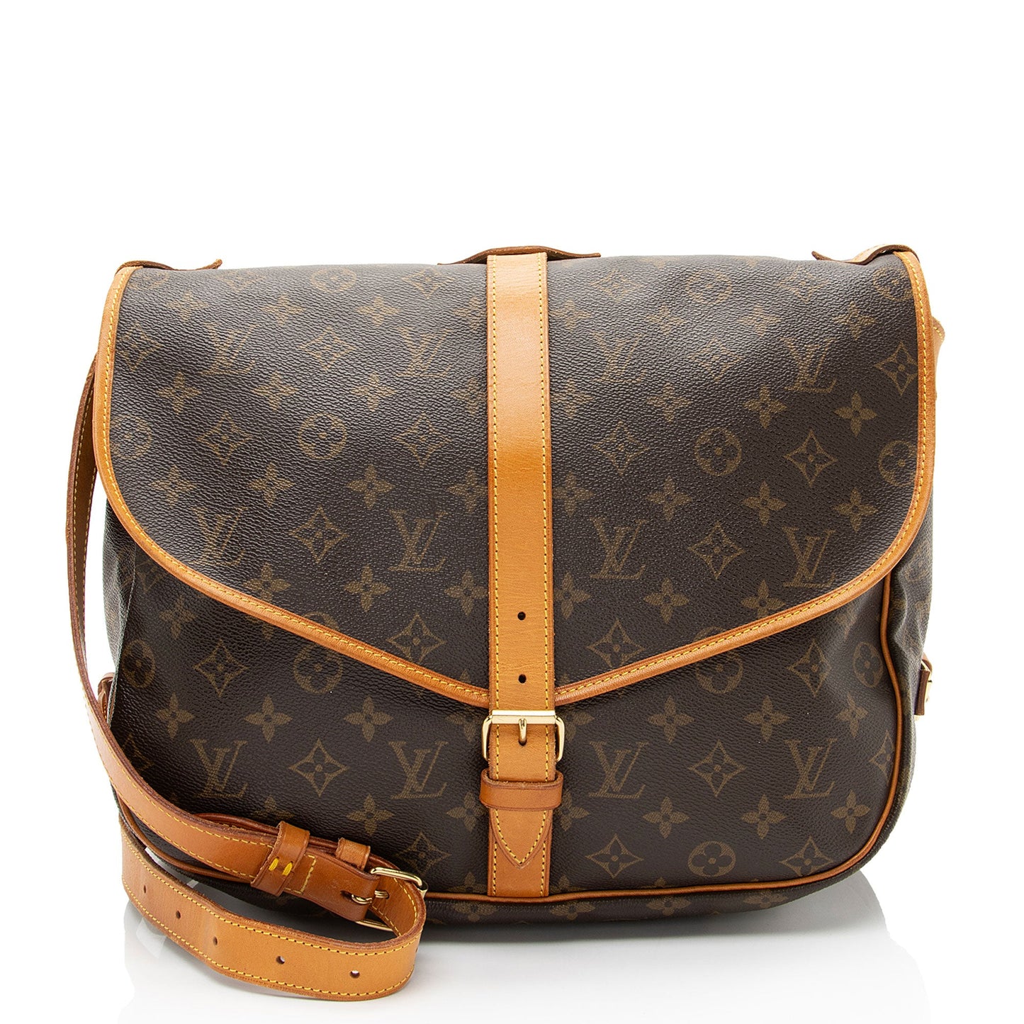 Louis Vuitton Vintage Monogram Canvas Saumur 35 Messenger