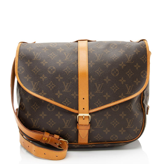 Louis Vuitton Vintage Monogram Canvas Saumur 35 Messenger