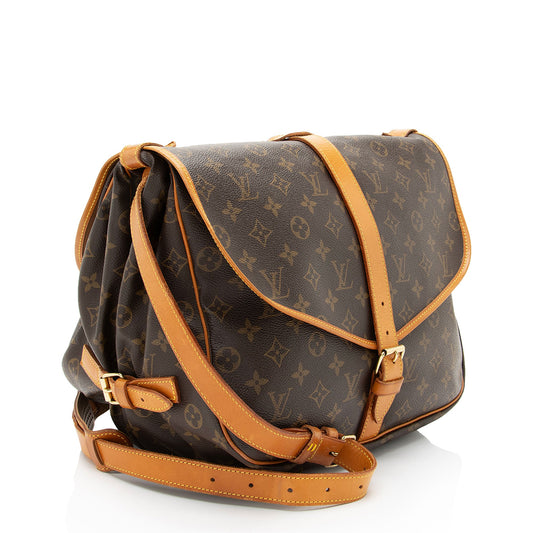 Louis Vuitton Vintage Monogram Canvas Saumur 35 Messenger