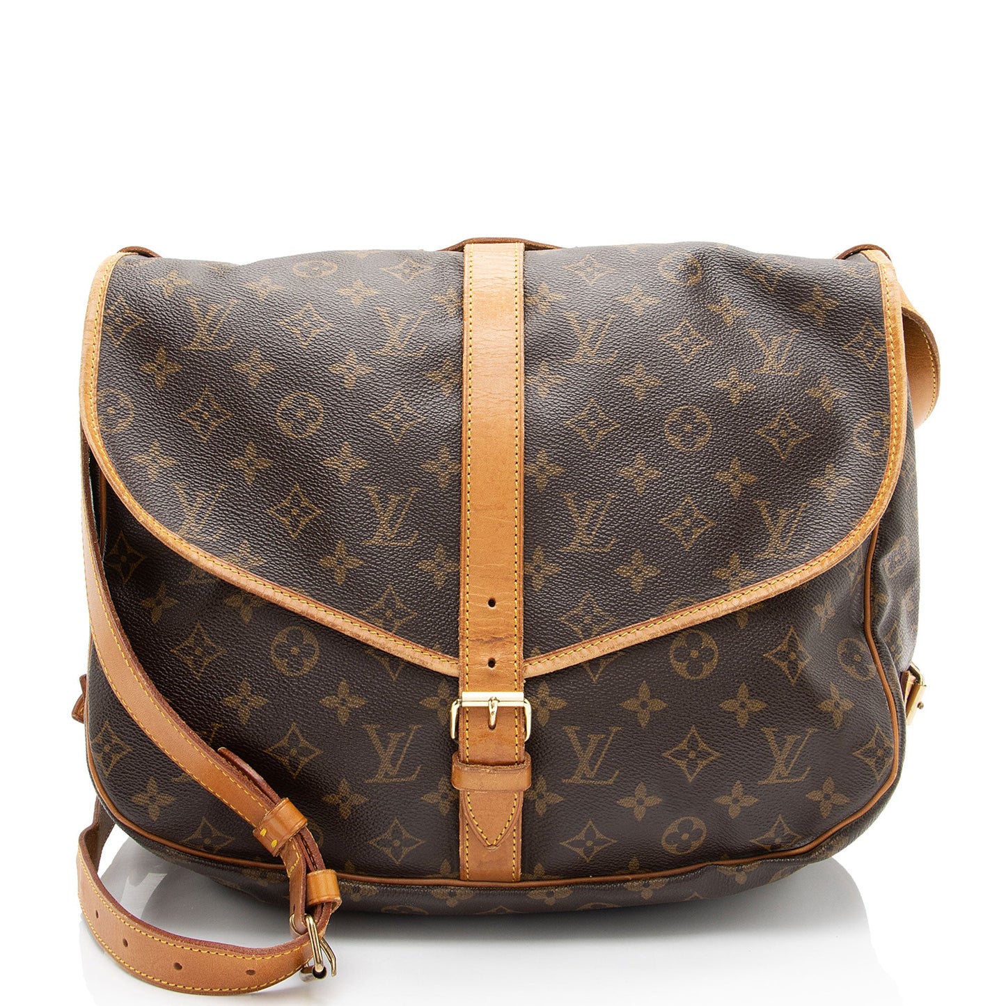 Louis Vuitton Vintage Monogram Canvas Saumur 35 Messenger