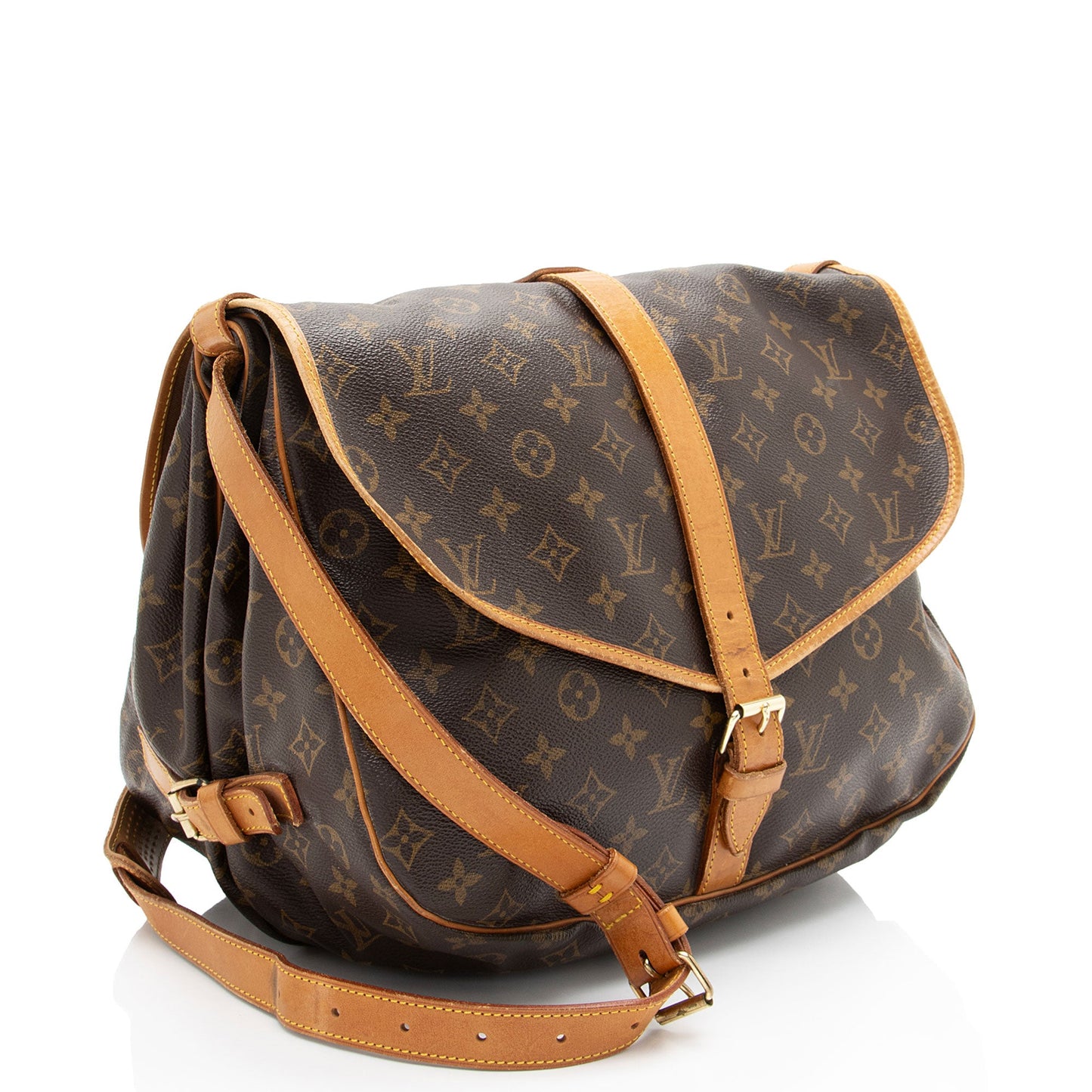 Louis Vuitton Vintage Monogram Canvas Saumur 35 Messenger