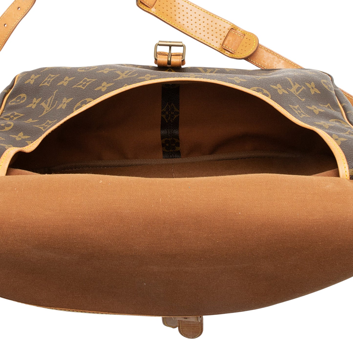 Louis Vuitton Vintage Monogram Canvas Saumur 35 Messenger