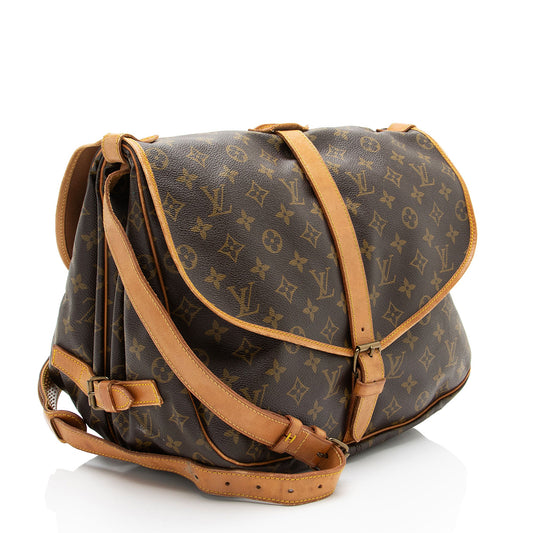 Louis Vuitton Vintage Monogram Canvas Saumur 35 Messenger