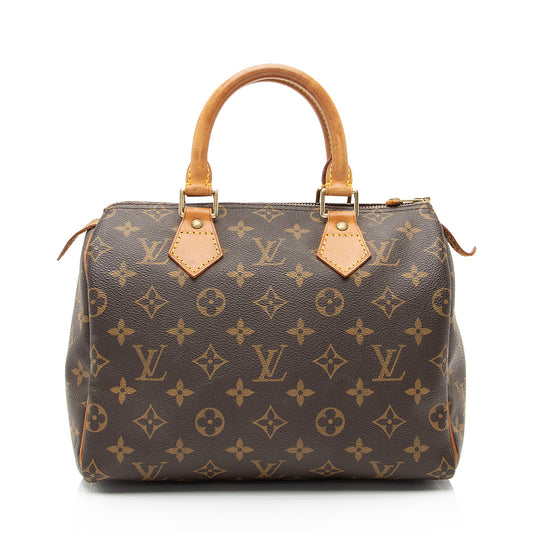 Louis Vuitton Vintage Monogram Canvas Speedy 25 Satchel -  (SHF-20148)
