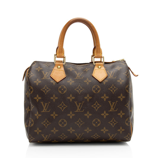 Louis Vuitton Vintage Monogram Canvas Speedy 25 Satchel (SHF-SoiU9a)