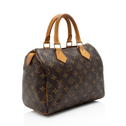 Louis Vuitton Vintage Monogram Canvas Speedy 25 Satchel (SHF-SoiU9a)