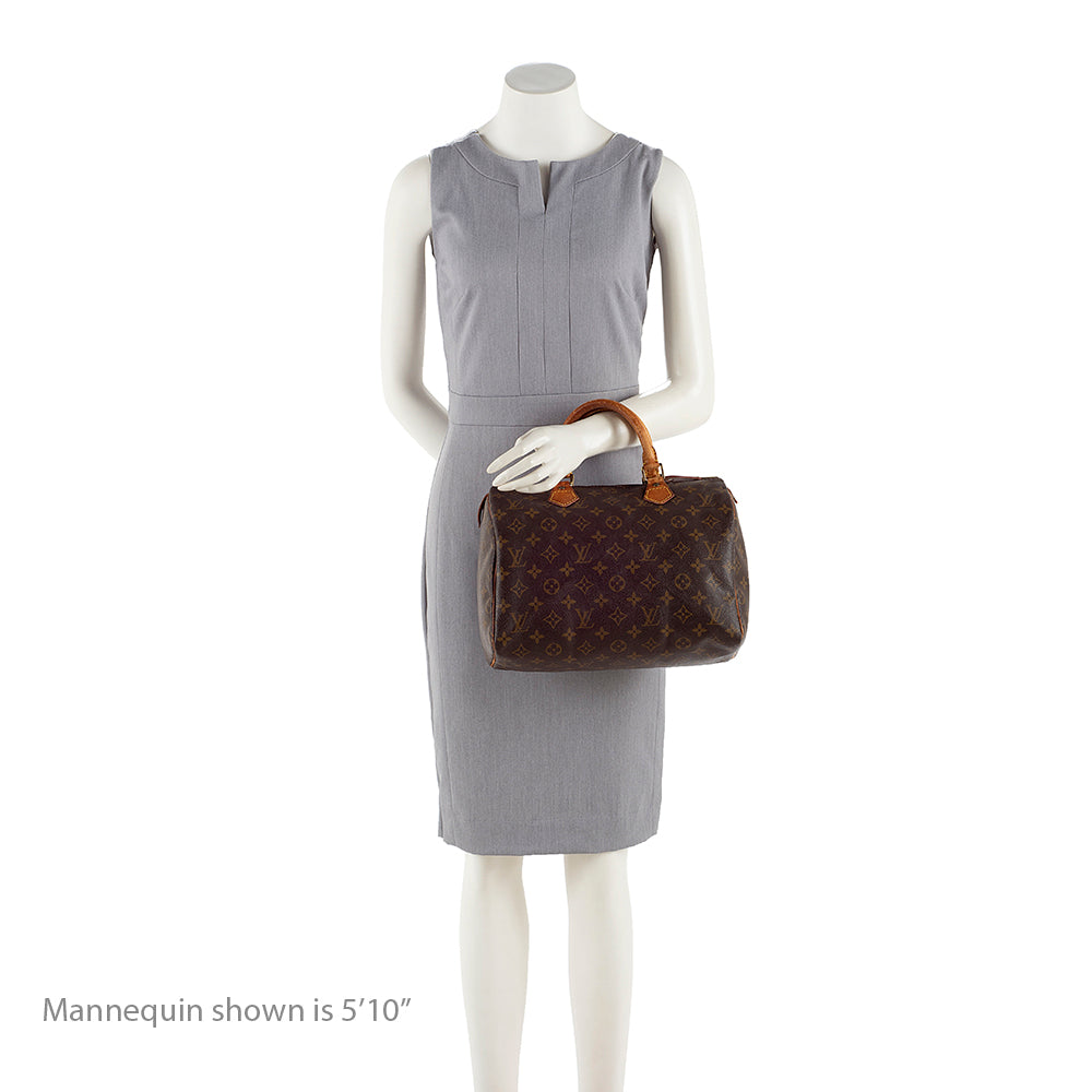 Louis Vuitton Vintage Monogram Canvas Speedy 30 Satchel -  (SHF-17455)