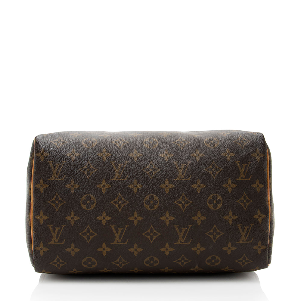 Louis Vuitton Vintage Monogram Canvas Speedy 30 Satchel -  (SHF-18381)