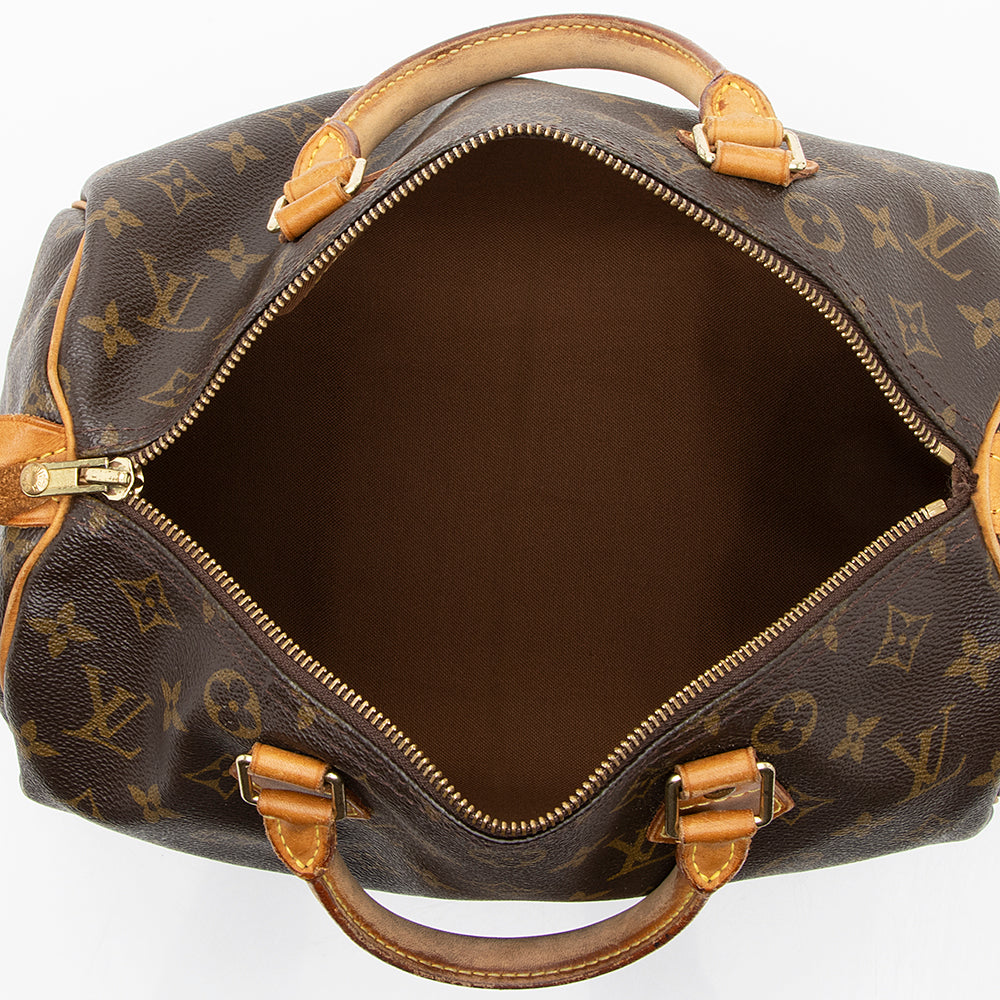 Louis Vuitton Vintage Monogram Canvas Speedy 30 Satchel -  (SHF-18381)