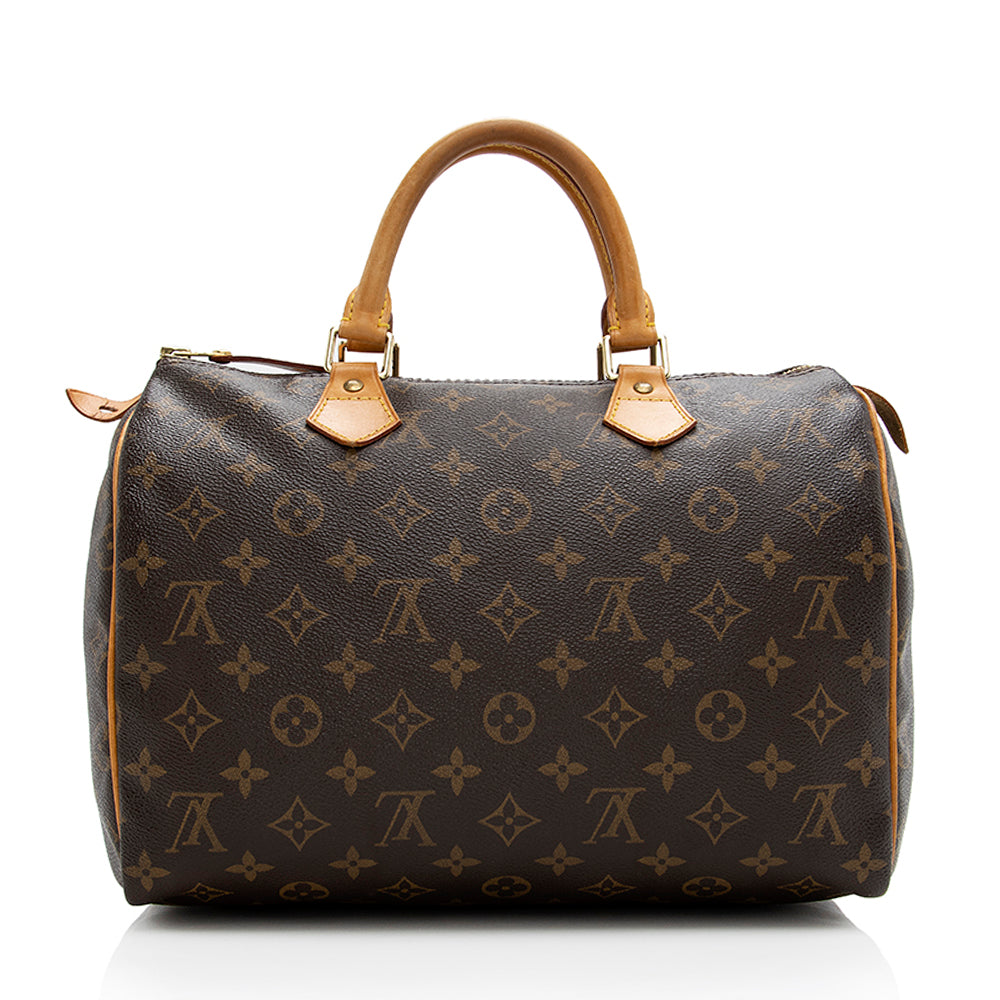 Louis Vuitton Vintage Monogram Canvas Speedy 30 Satchel -  (SHF-18796)
