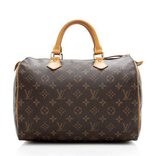 Louis Vuitton Vintage Monogram Canvas Speedy 30 Satchel -  (SHF-18796)