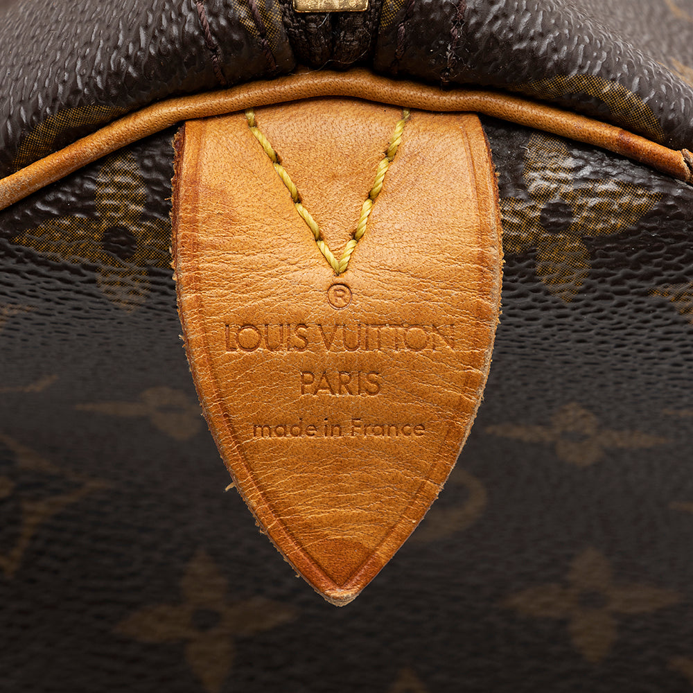 Louis Vuitton Vintage Monogram Canvas Speedy 30 Satchel -  (SHF-18796)