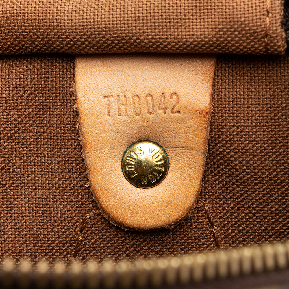 Louis Vuitton Vintage Monogram Canvas Speedy 30 Satchel -  (SHF-19334)