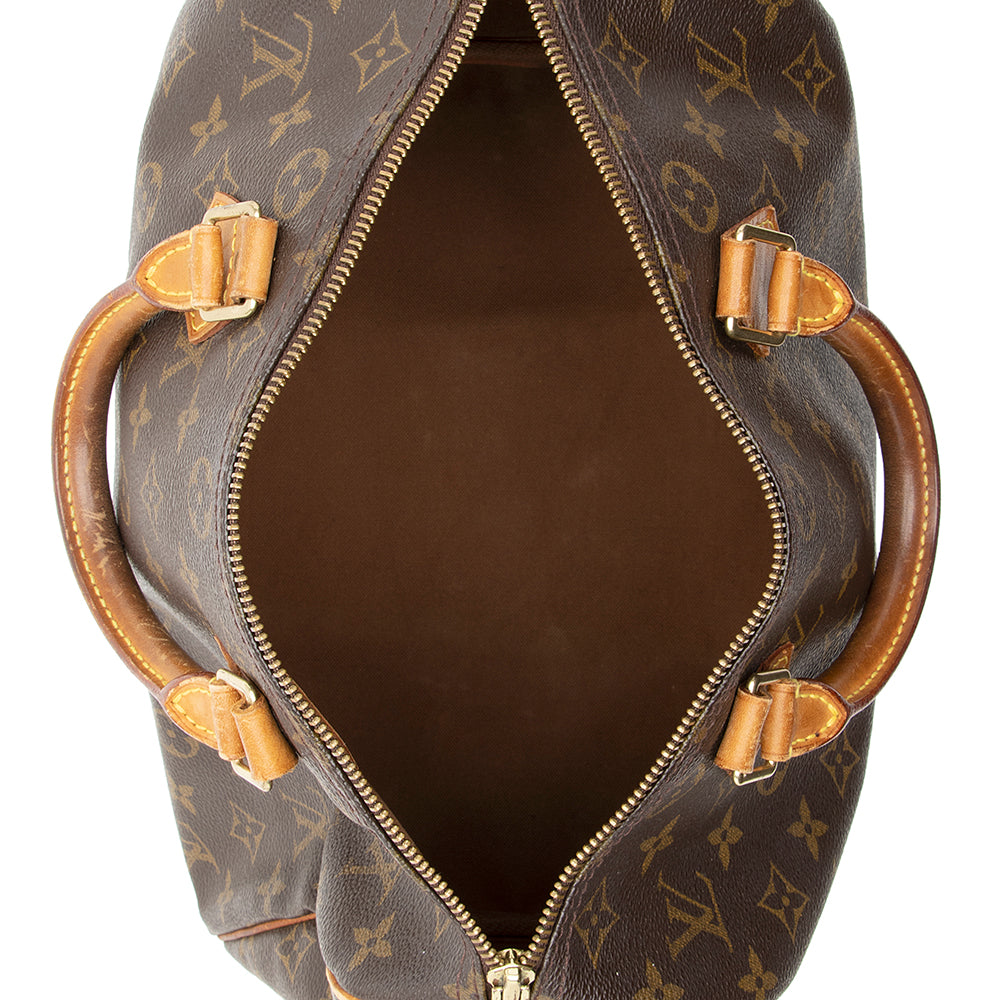 Louis Vuitton Vintage Monogram Canvas Speedy 30 Satchel -  (SHF-19334)