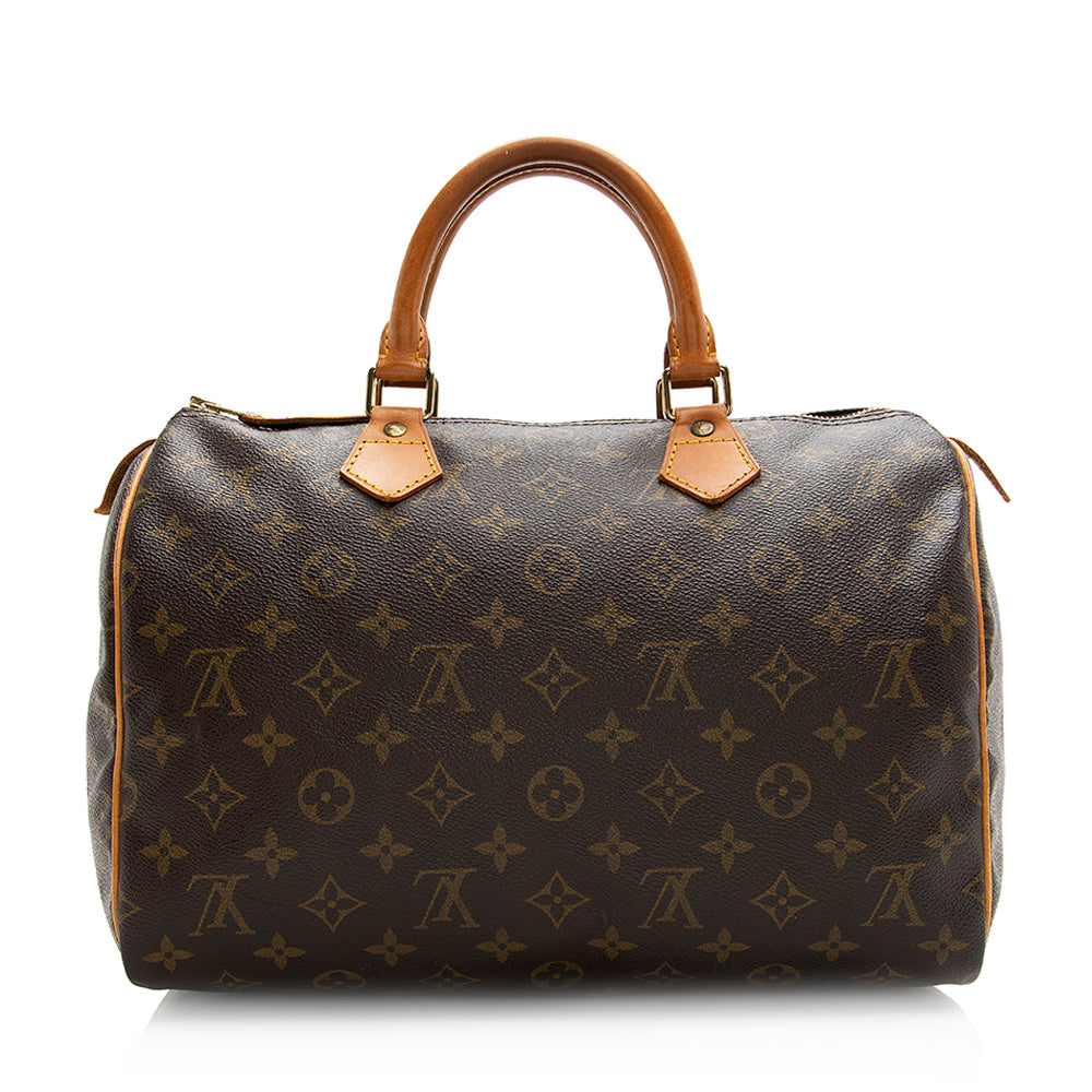Louis Vuitton Vintage Monogram Canvas Speedy 30 Satchel -  (SHF-20332)