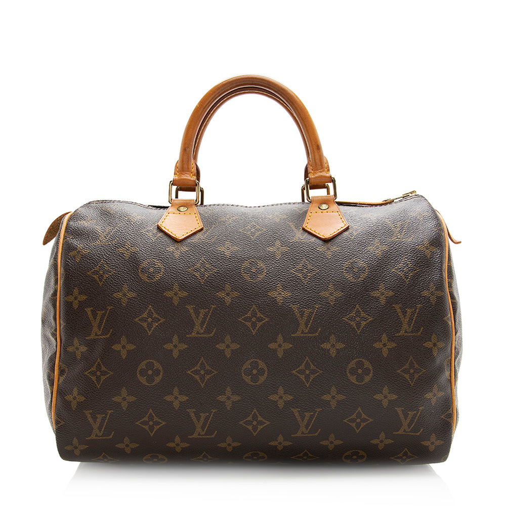 Louis Vuitton Vintage Monogram Canvas Speedy 30 Satchel -  (SHF-20332)