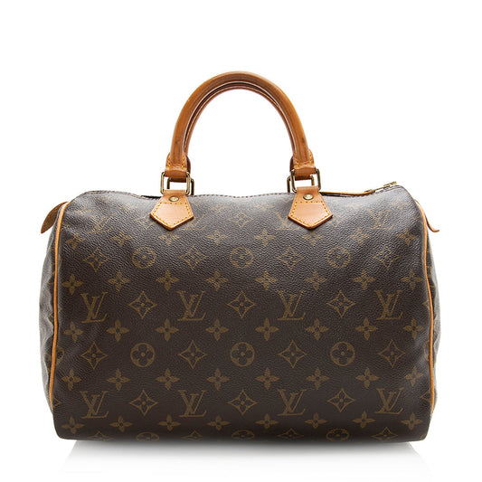 Louis Vuitton Vintage Monogram Canvas Speedy 30 Satchel -  (SHF-20332)