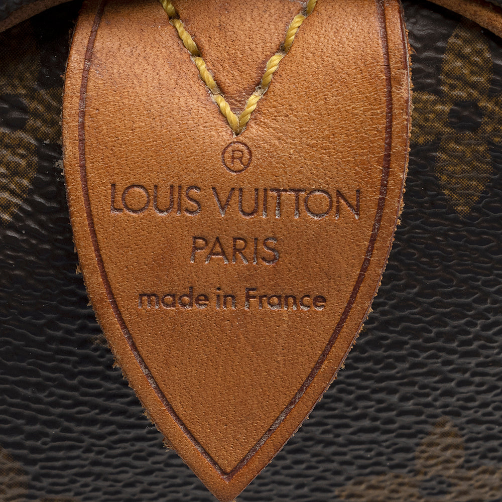 Louis Vuitton Vintage Monogram Canvas Speedy 30 Satchel (SHF-21508)