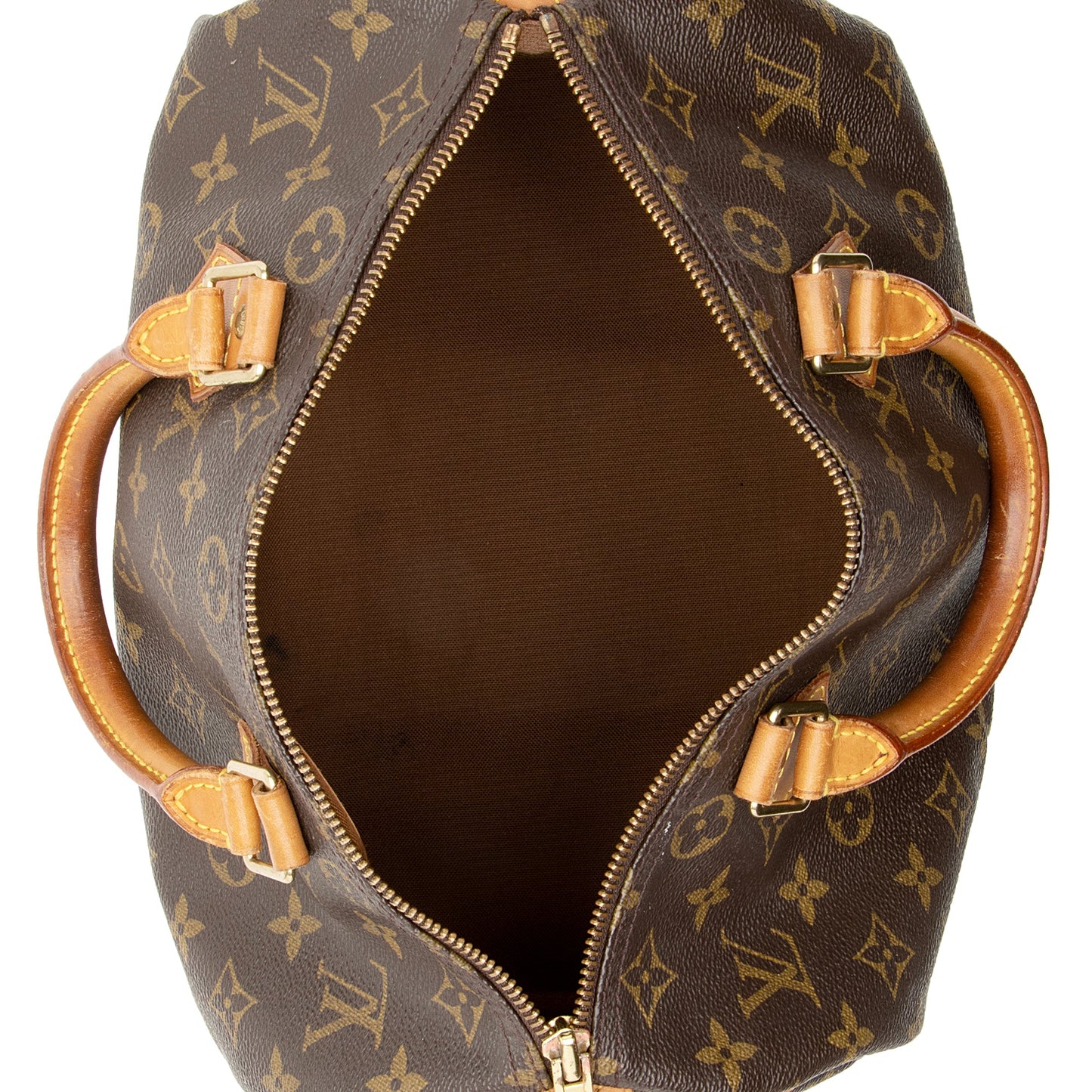 Louis Vuitton Vintage Monogram Canvas Speedy 30 Satchel (SHF-22320)
