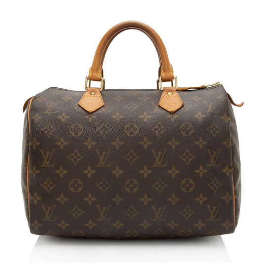 Louis Vuitton Vintage Monogram Canvas Speedy 30 Satchel (SHF-S4oifV)