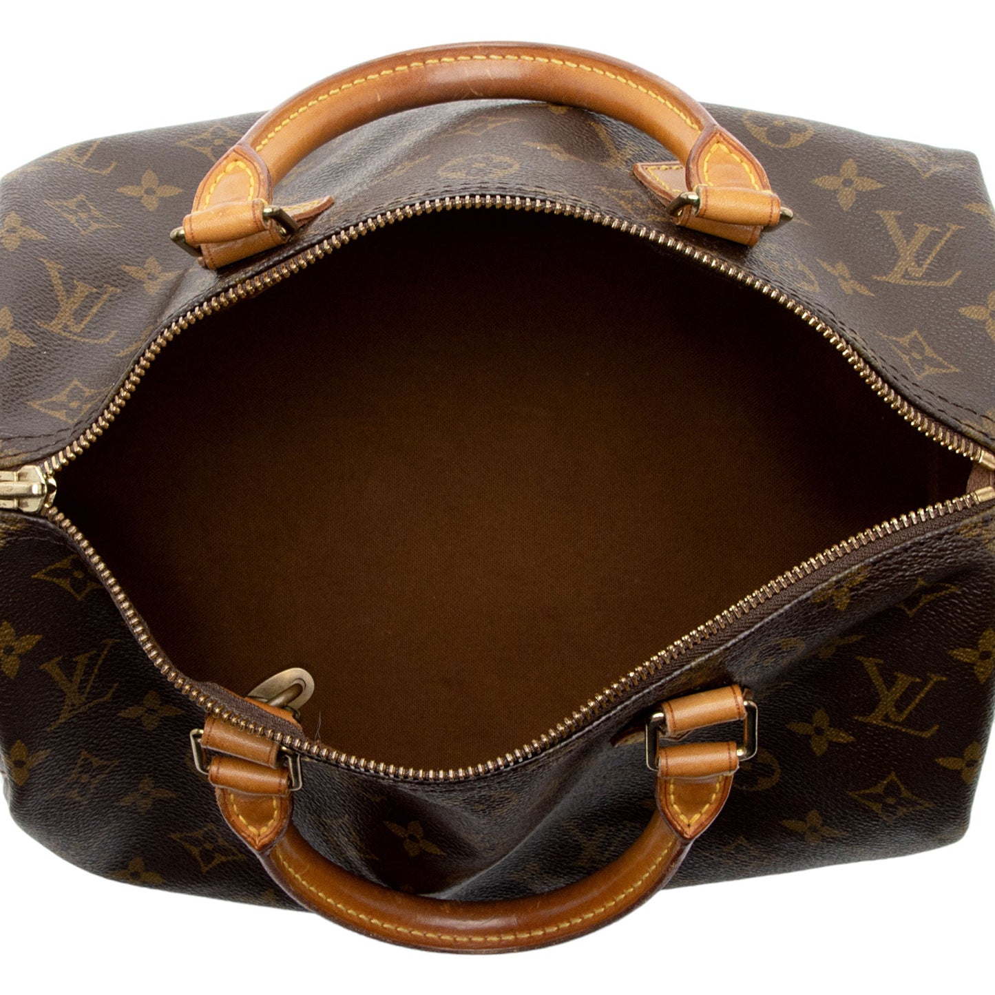 Louis Vuitton Vintage Monogram Canvas Speedy 30 Satchel (SHF-KJo9AE)