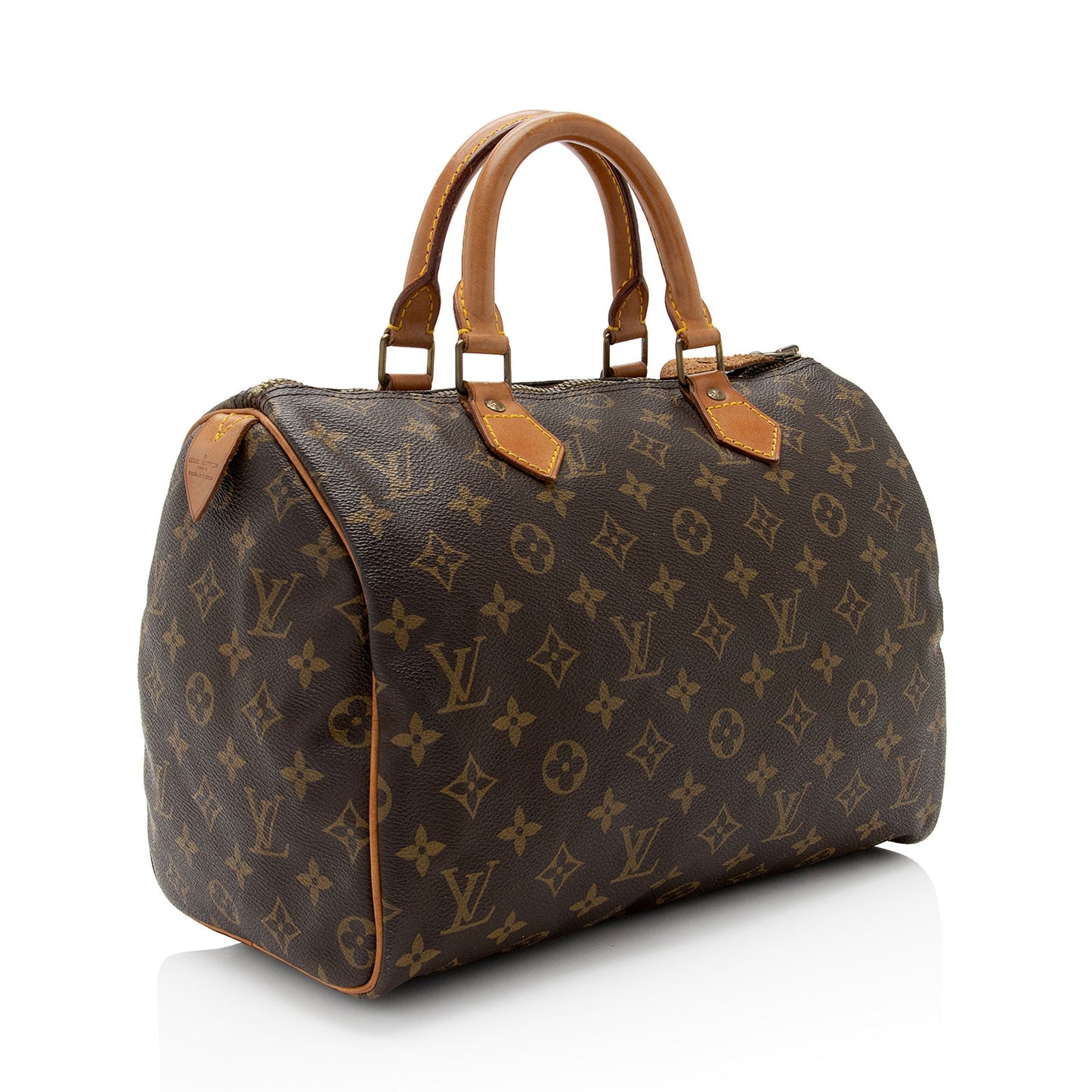 Louis Vuitton Vintage Monogram Canvas Speedy 30 Satchel (SHF-qPZpG7)