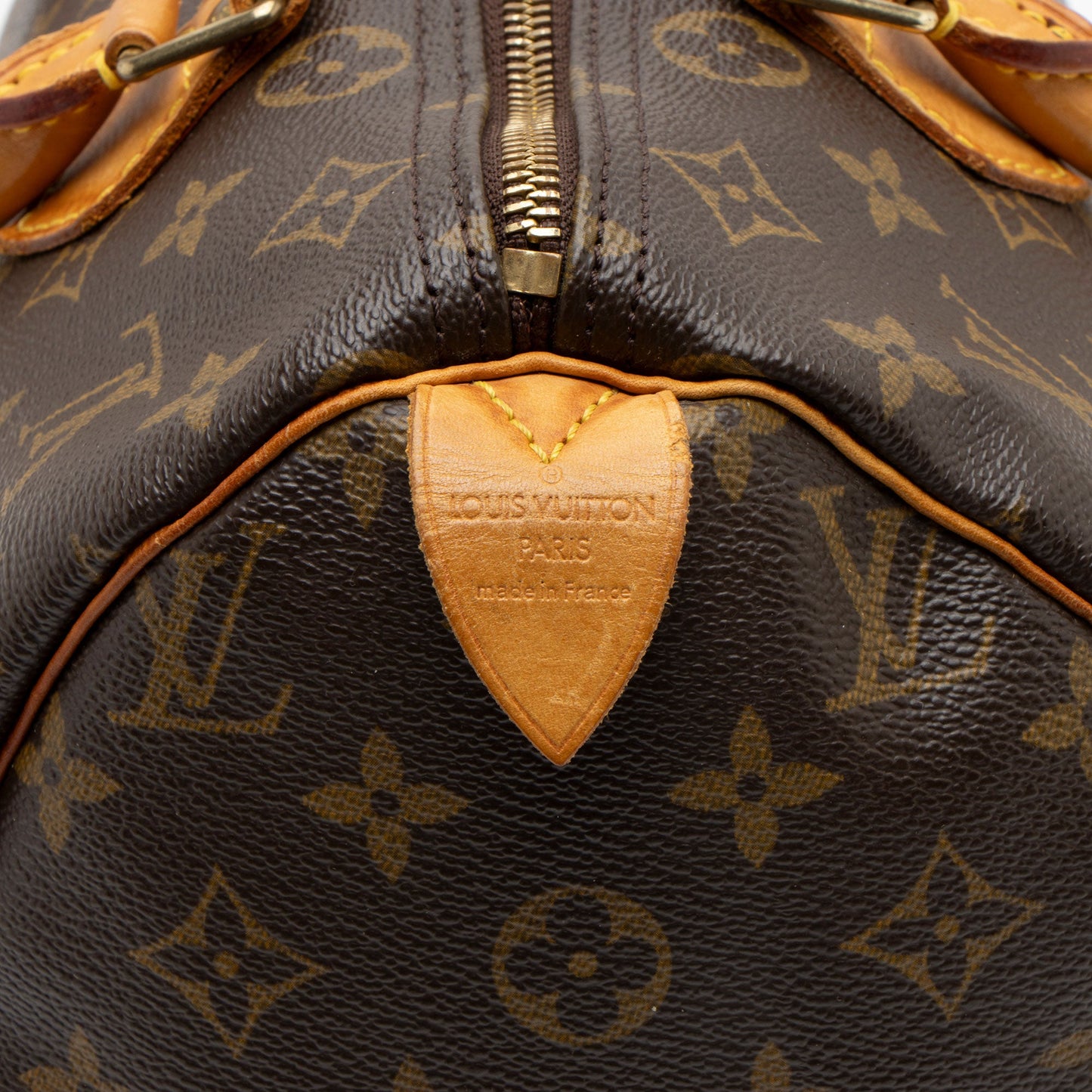 Louis Vuitton Vintage Monogram Canvas Speedy 30 Satchel (SHF-l6hnvV)