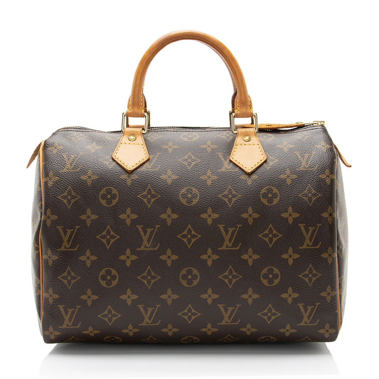 Louis Vuitton Vintage Monogram Canvas Speedy 30 Satchel (SHF-q1arz5)