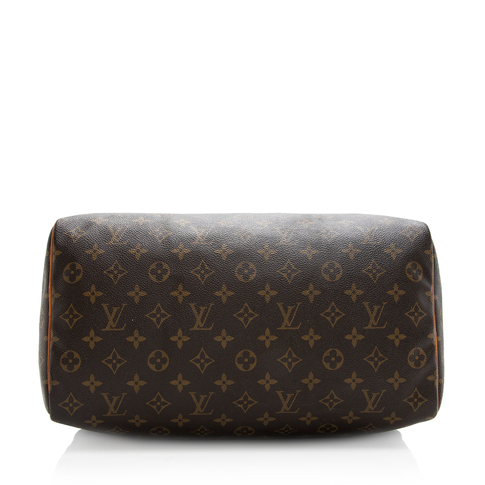 Louis Vuitton Vintage Monogram Canvas Speedy 35 Satchel -  (SHF-19637)