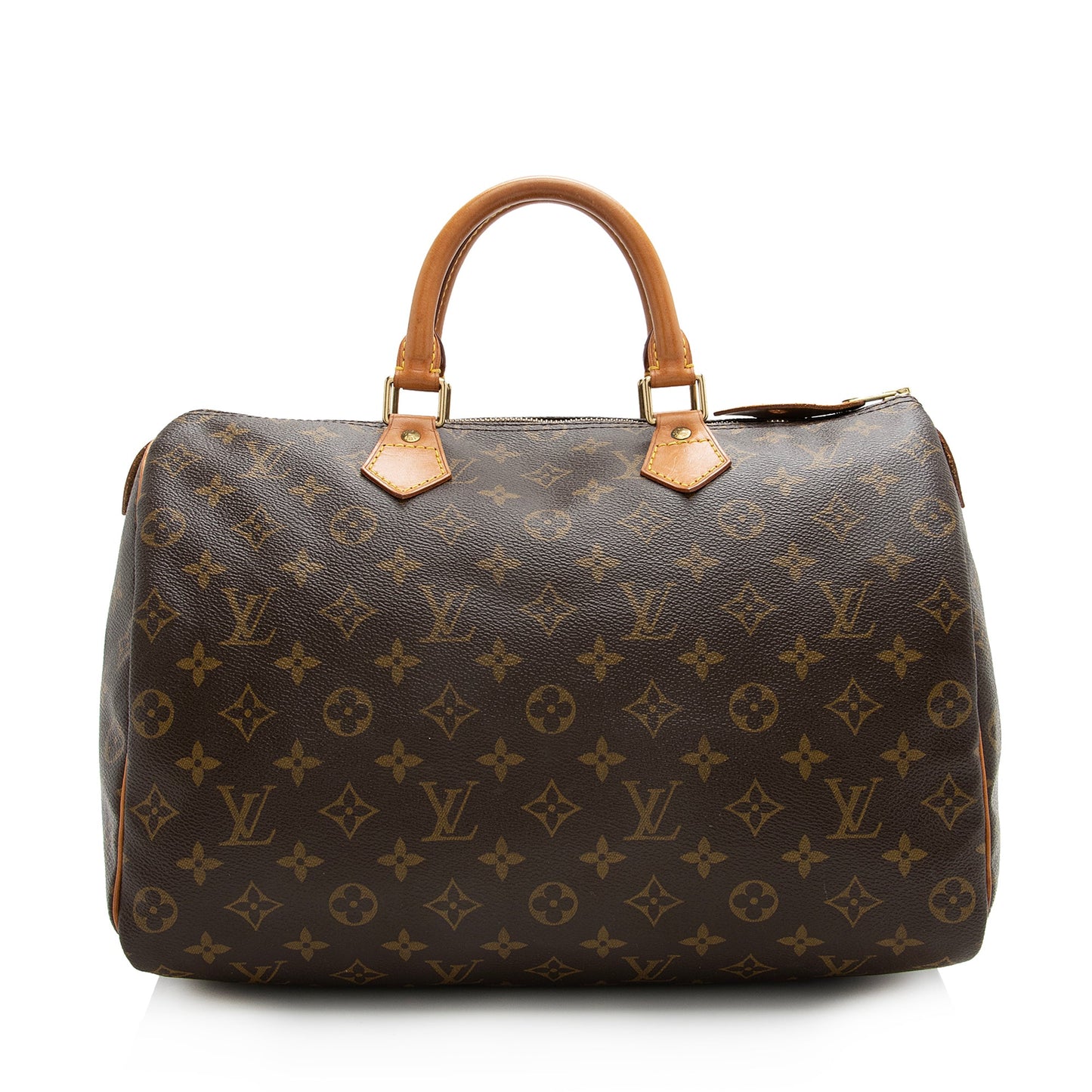 Louis Vuitton Vintage Monogram Canvas Speedy 35 Satchel (SHF-22734)
