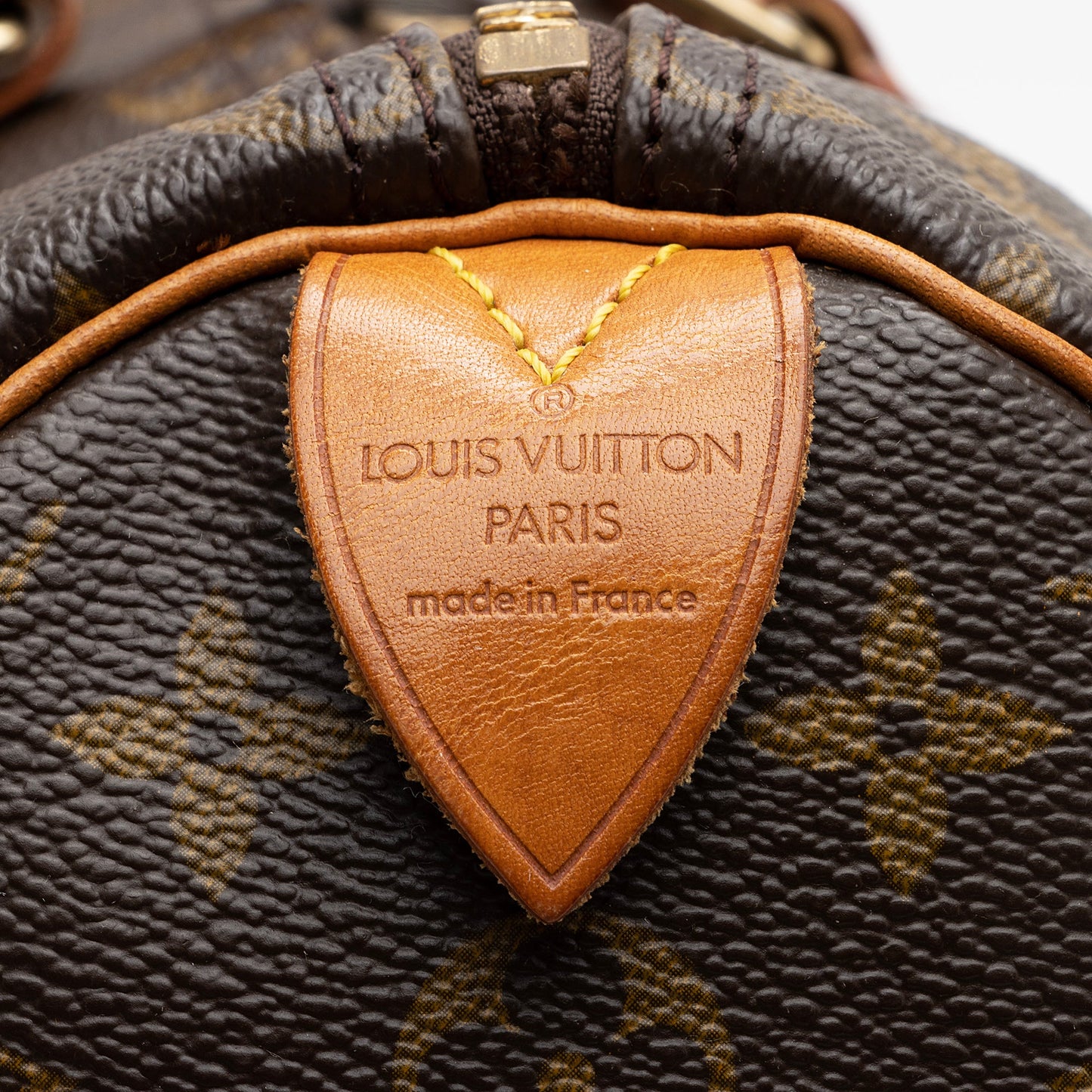 Louis Vuitton Vintage Monogram Canvas Speedy 35 Satchel (SHF-22734)