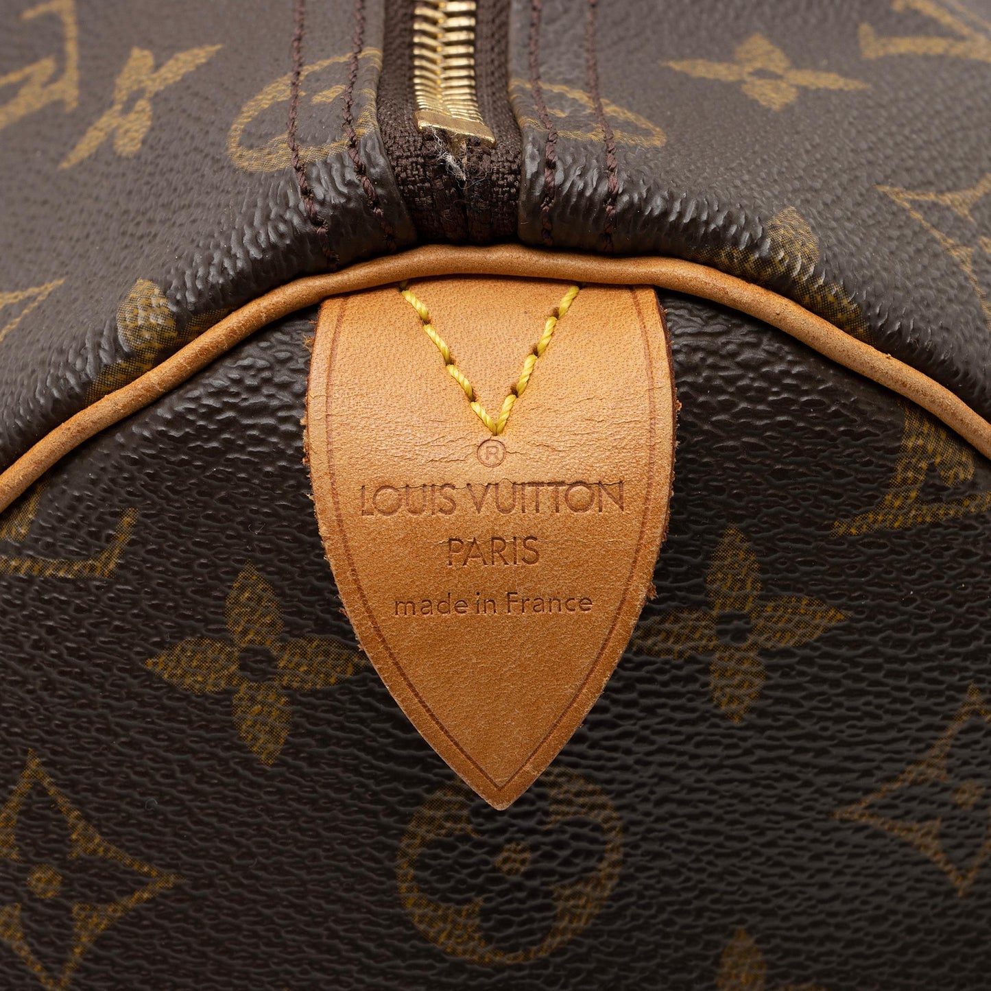 Louis Vuitton Vintage Monogram Canvas Speedy 35 Satchel (SHF-H4SBBN)
