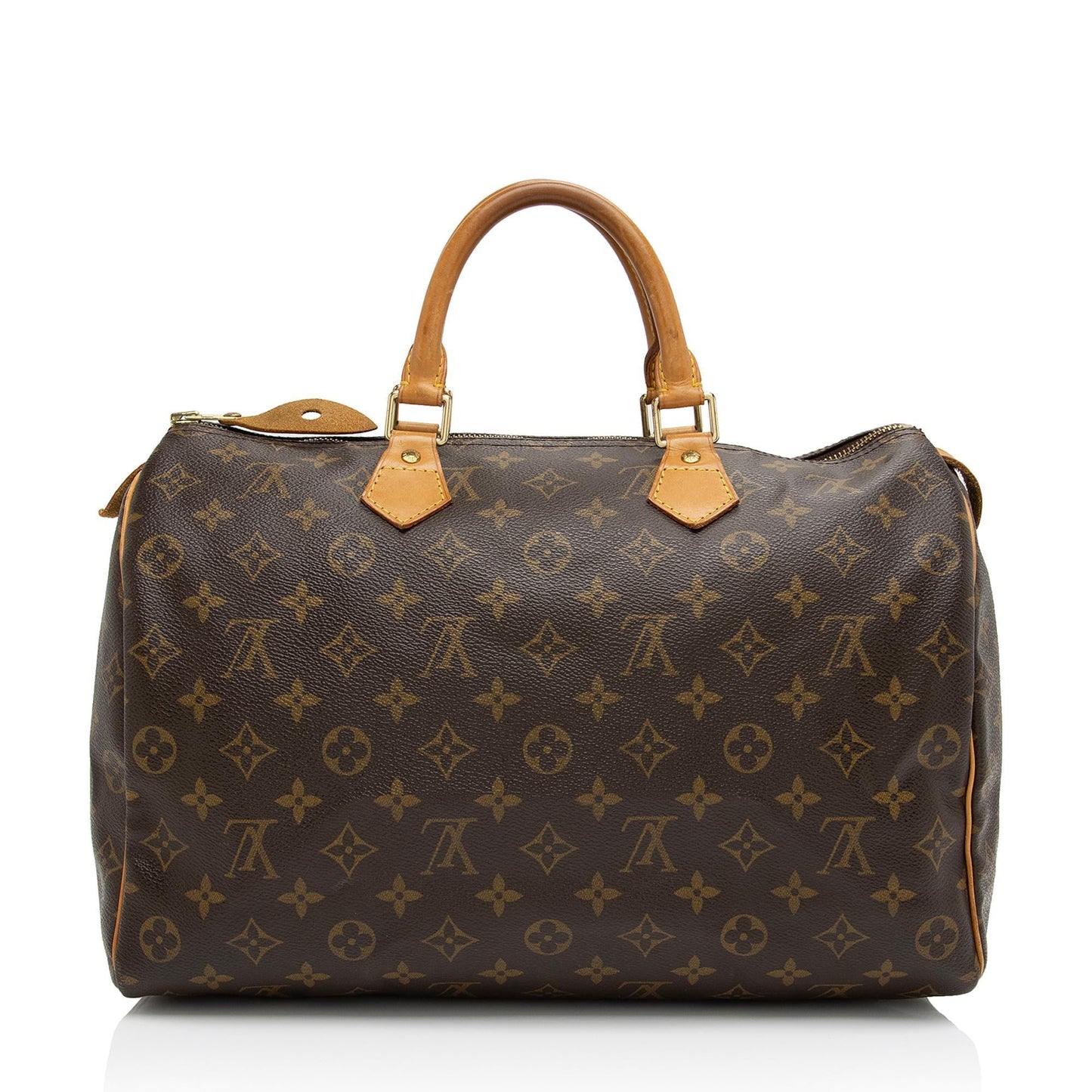 Louis Vuitton Vintage Monogram Canvas Speedy 35 Satchel (SHF-Ie8qGw)