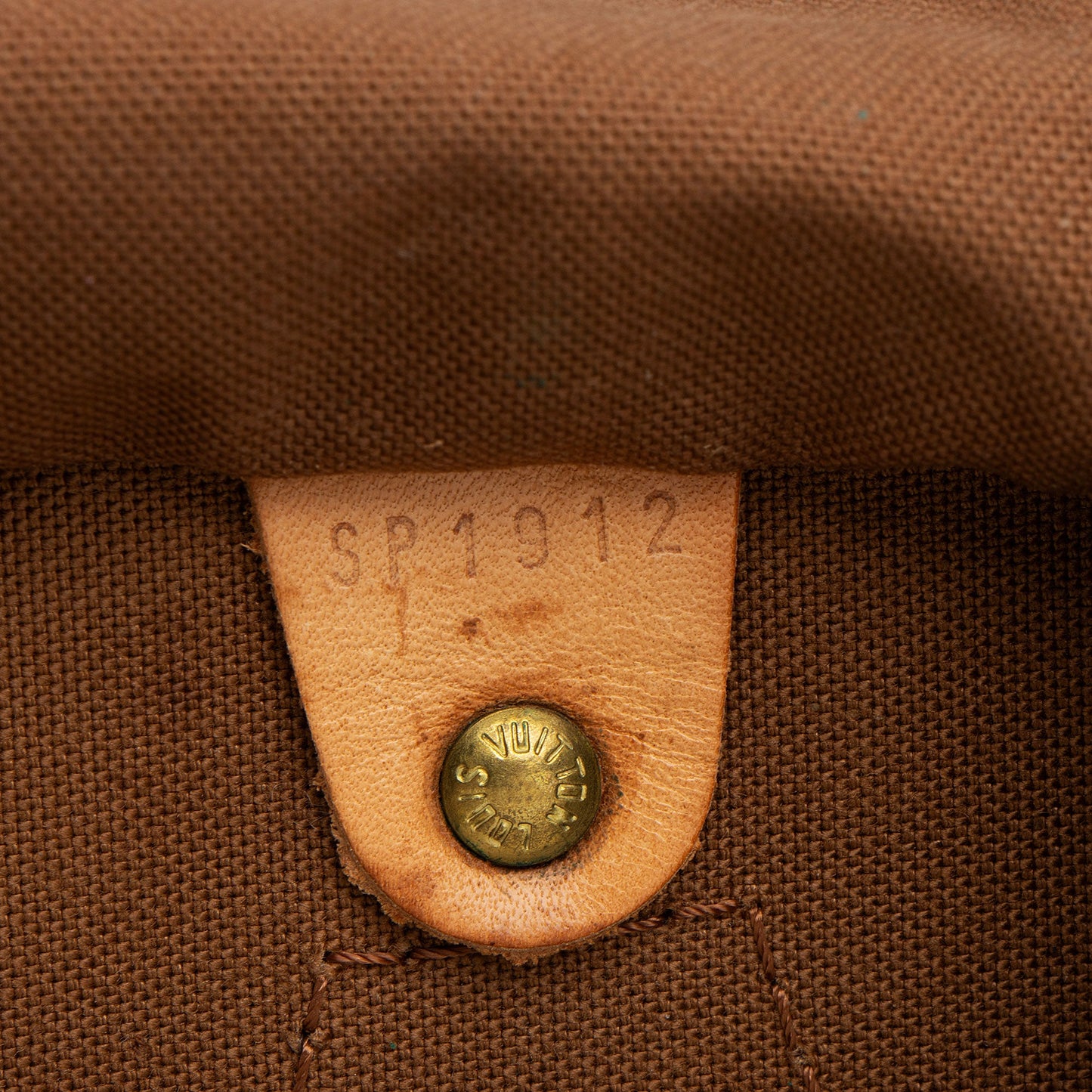 Louis Vuitton Vintage Monogram Canvas Speedy 35 Satchel