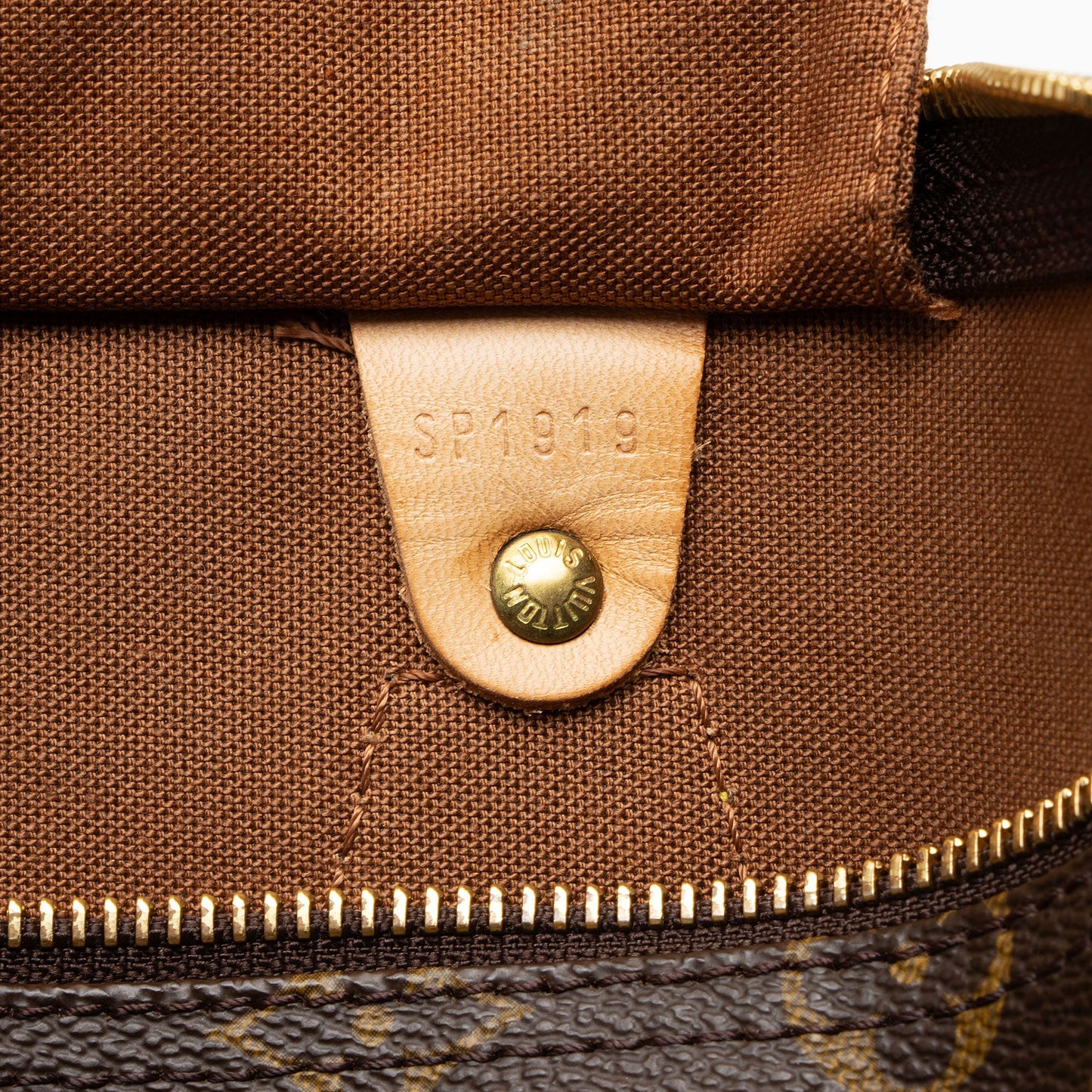 Louis Vuitton Vintage Monogram Canvas Speedy 35 Satchel