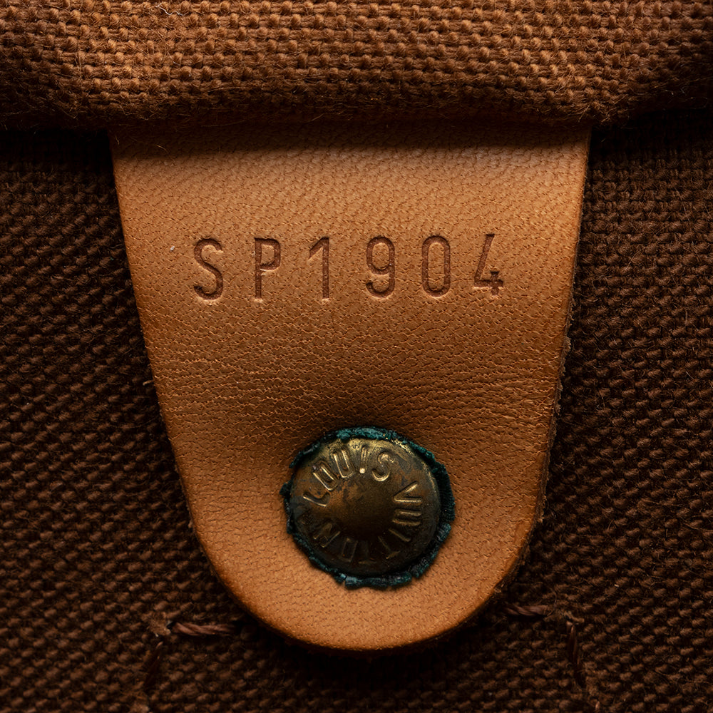 Louis Vuitton Vintage Monogram Canvas Speedy 40 Satchel (SHF-16140)
