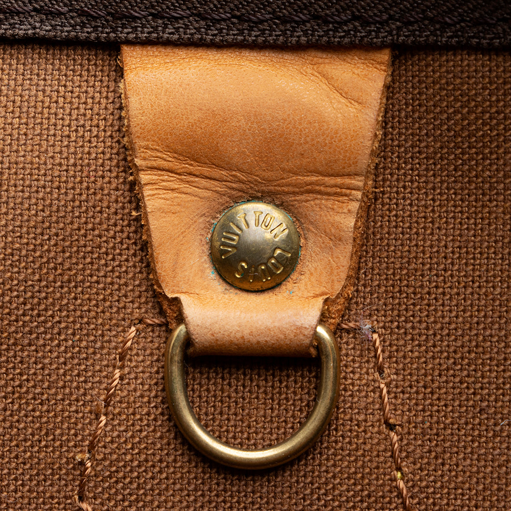 Louis Vuitton Vintage Monogram Canvas Speedy 40 Satchel (SHF-19347)