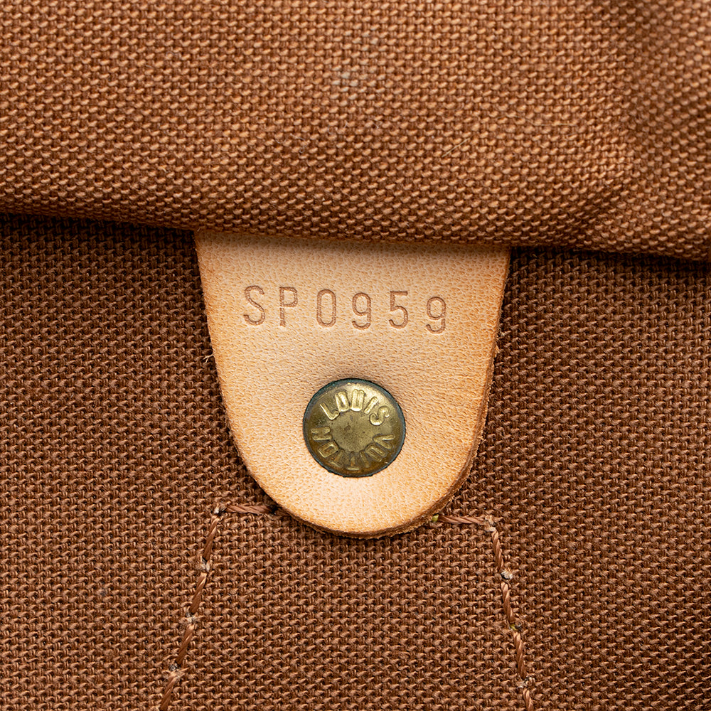 Louis Vuitton Vintage Monogram Canvas Speedy 40 Satchel (SHF-21968)