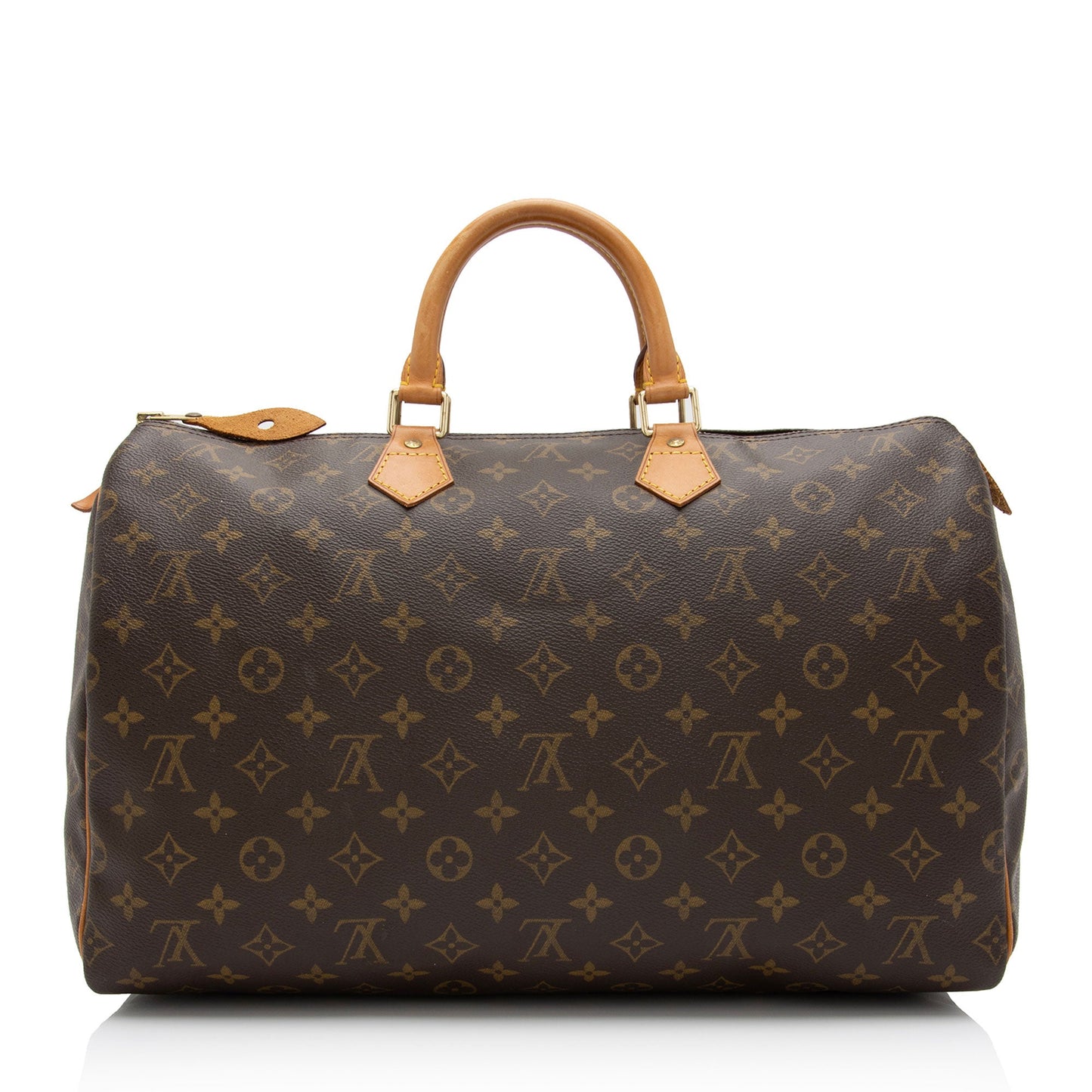 Louis Vuitton Vintage Monogram Canvas Speedy 40 Satchel (SHF-uE7Gjr)