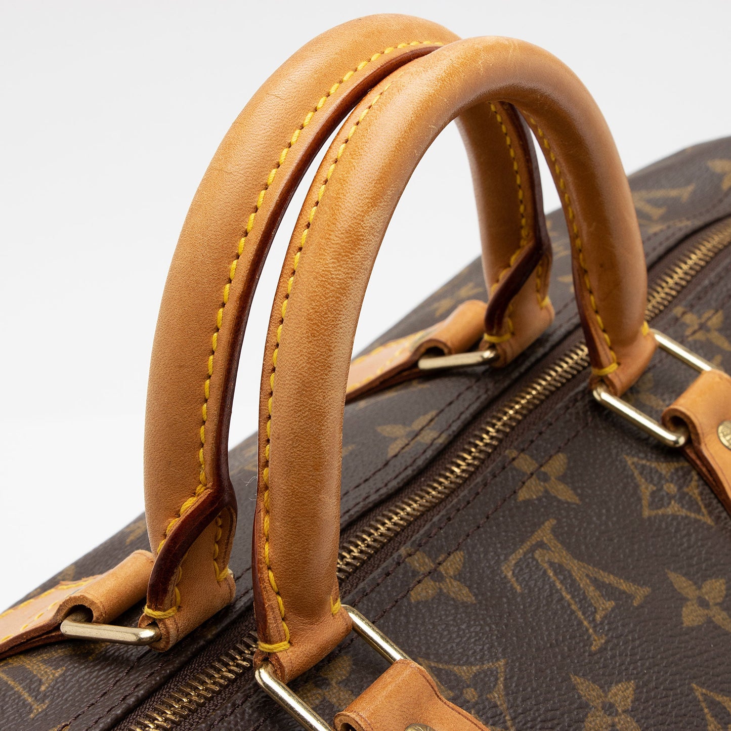 Louis Vuitton Vintage Monogram Canvas Speedy 40 Satchel (SHF-uE7Gjr)